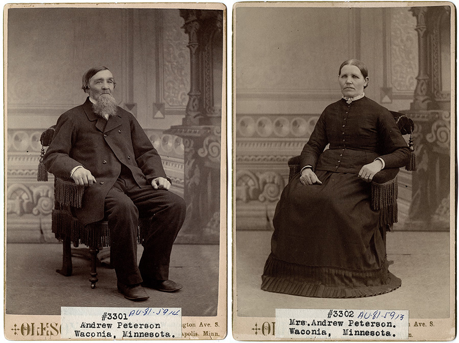 Andrew and Elsa Peterson 1880s