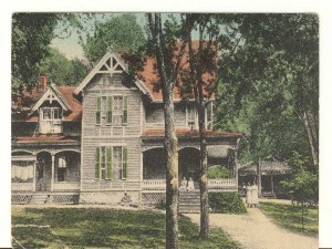 AV-80-1488 Main building of Coney Island hotel Postcard